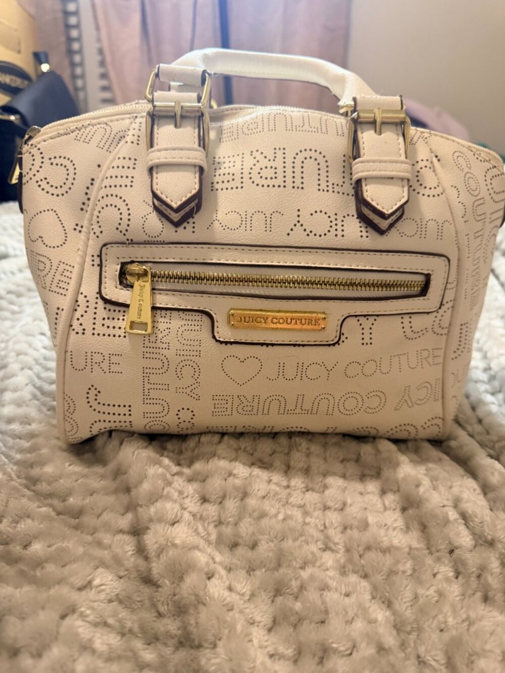 Y2K JUICY COUTURE VINTAGE WHITE HANDBAG - Picture 2 of 12